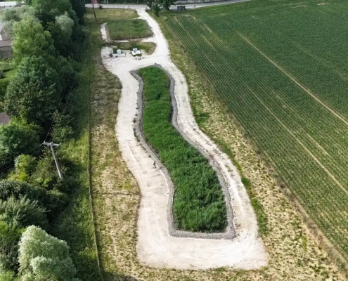 ERSE - Station épuration de type naturelle sur la commune de Amillis
