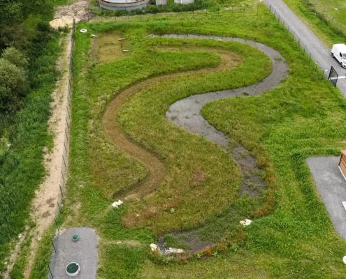 ERSE - Station épuration de type naturelle sur la commune de Champigny sur Veude