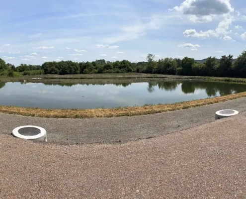 ERSE - Station épuration de type naturelle sur la commune de La Fresnaye-sur-Chédouet