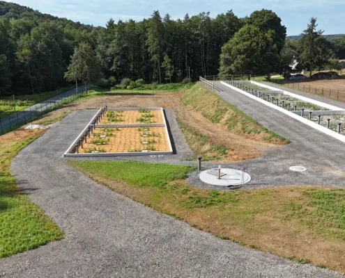 ERSE - Station épuration de type naturelle sur la commune de La Madeleine-Bouvet