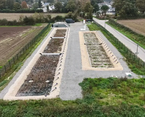 ERSE - Station épuration de type naturelle sur la commune de Petit-Mars