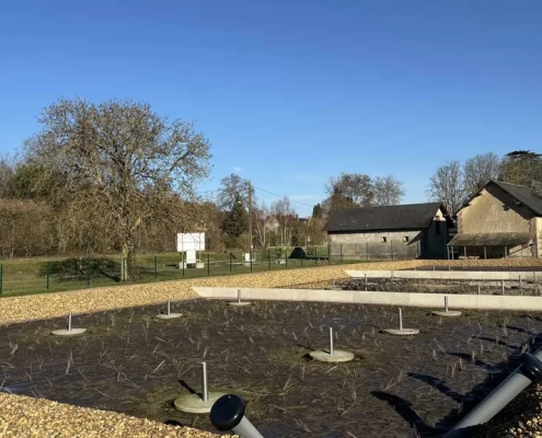 ERSE - Station épuration de type naturelle sur la commune de Poncé-sur-le-Loir