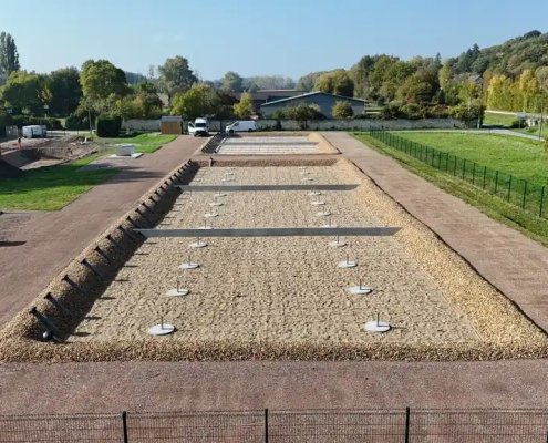 ERSE - Station épuration de type naturelle sur la commune de Poncé-sur-le-Loir